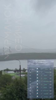 Мурманск встречает холод и дожди: лето закончилось
